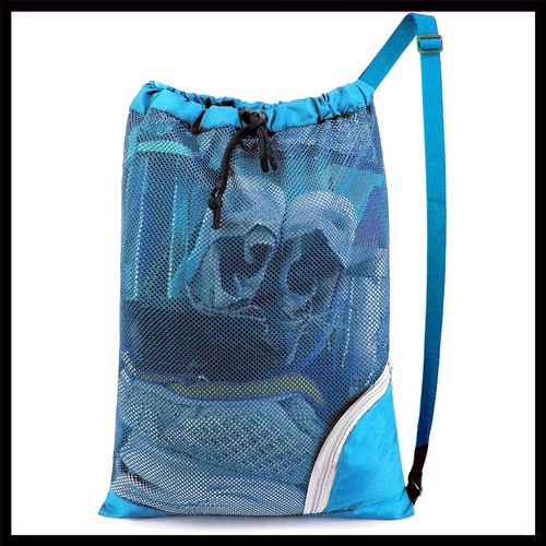 Mesh drawstring bag swim - drawstring,